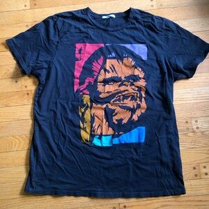 junk food star‎ wars Chewbacca Dark Gray T-Shirt size XLarge.